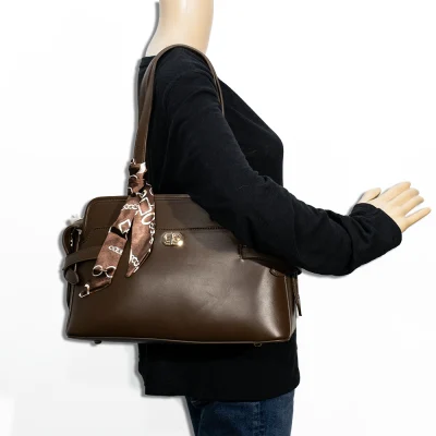 Side Strap Scarf Satchel