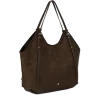 Large Suede Shoulder Bag