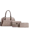3pc Half Moon Doctor Bag with Wallet & Crossbody