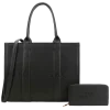 2pc Large Leather Tote with Wallet
