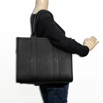 2pc Large Leather Tote with Wallet