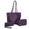 3pc Flower tote with Wallet & Crossbody