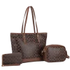 3pc Half Moon Tote with Wallet & Crossbody