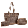 3pc Half Moon Tote with Wallet & Crossbody