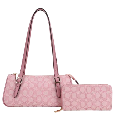 2pc Half Moon Shoulder Bag with Wallet