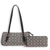 2pc Half Moon Shoulder Bag with Wallet