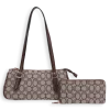 2pc Half Moon Shoulder Bag with Wallet