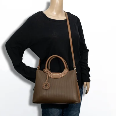 2pc Top Handle Satchel with Wallet