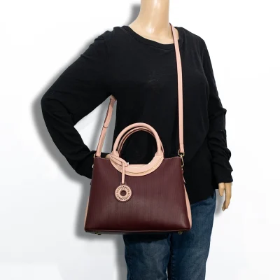 2pc Top Handle Satchel with Wallet