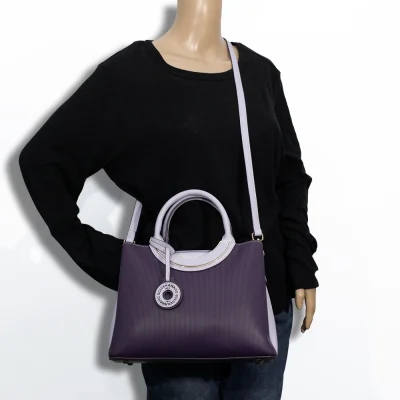 2pc Top Handle Satchel with Wallet