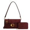 Suede Half Moon Shoulder-Crossbody with Wallet