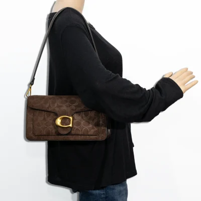 Suede Half Moon Shoulder-Crossbody with Wallet