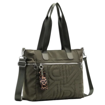 Quilted Nylon Tote