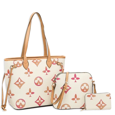 3pc Spade Tote with Wallet & Crossbody