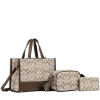 3pc Half Moon Tote with Wallet & Crossbody