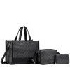 3pc Half Moon Tote with Wallet & Crossbody