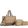 3pc Half Moon Tote with Wallet & Crossbody