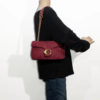 2pc Half Moon Quilted Shoulder-Crossbody with Wallet