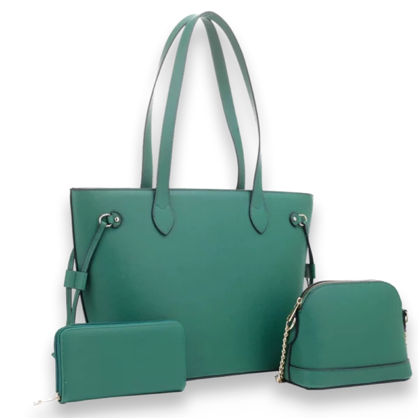 3pc Tote with Wallet & Crossbody