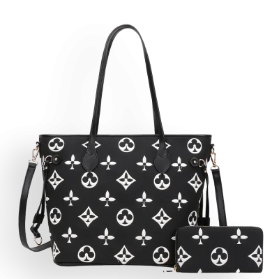 2pc Spade Tote with Wallet