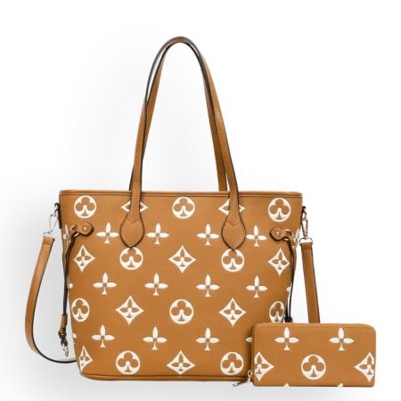 2pc Spade Tote with Wallet