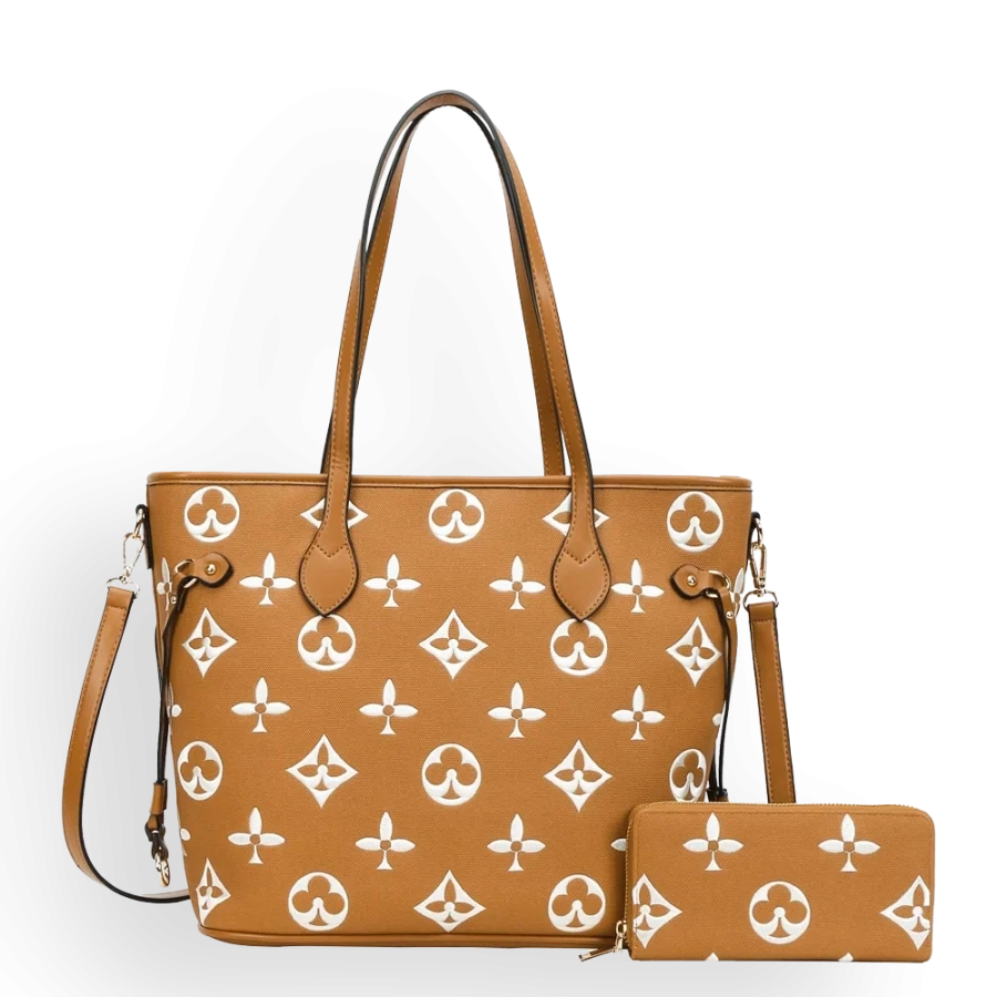 2pc Spade Tote with Wallet
