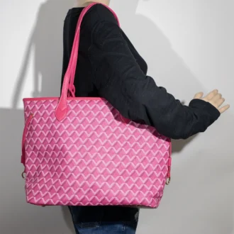 3pc V Tote with Wallet & Pouch