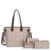 3pc Half Moon Tote with Wallet & Crossbody
