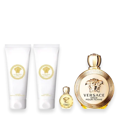 Eros Pour Femme by Versace 3.4 oz. Gift Set