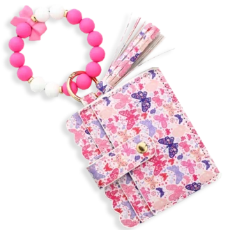 Coral, Pink & Purple Butterflies