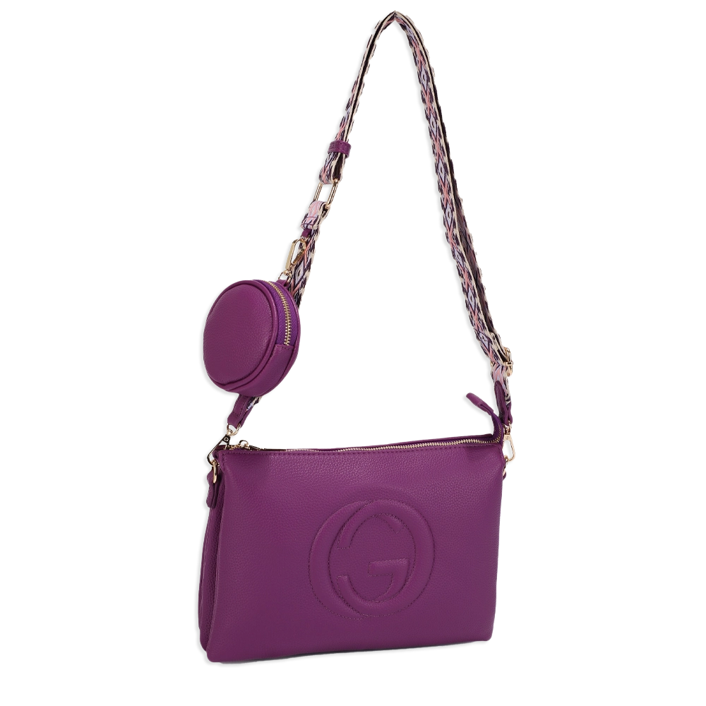 2pc Guitar Strap Crossbody with Coin Holder