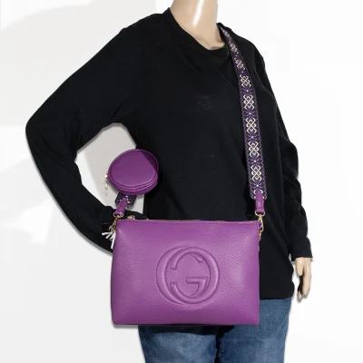 2pc Guitar Strap Crossbody with Coin Holder