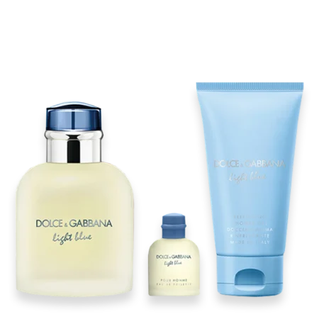 Light Blue Pour Homme by Dolce & Gabbana 2.5 oz. Gift Set