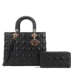 2pc Large Quilted Bag with Walletv