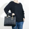 2pc Large Quilted Bag with Wallet