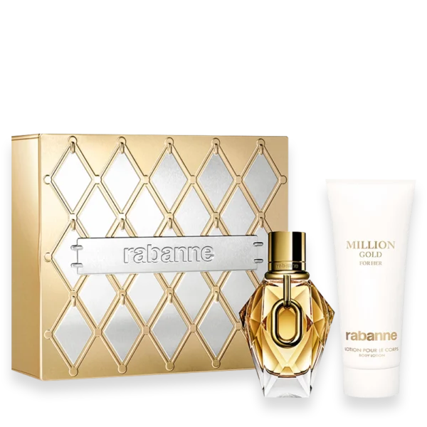 Million Gold For Her by Rabanne 1.7oz Gift Set