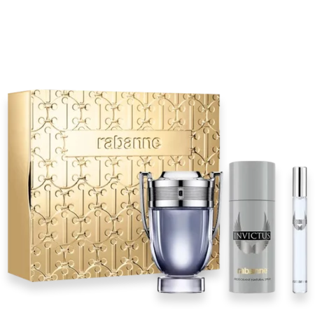 Invictus by Paco Rabanne 3.4 oz. Gift Set