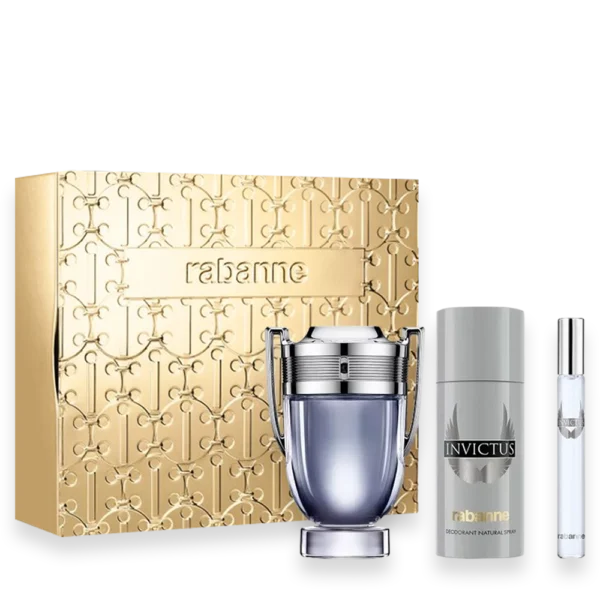 Invictus by Paco Rabanne 3.4 oz. Gift Set
