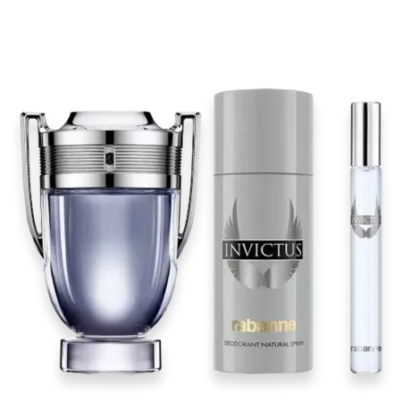 Invictus by Paco Rabanne 3.4 oz. Gift Set