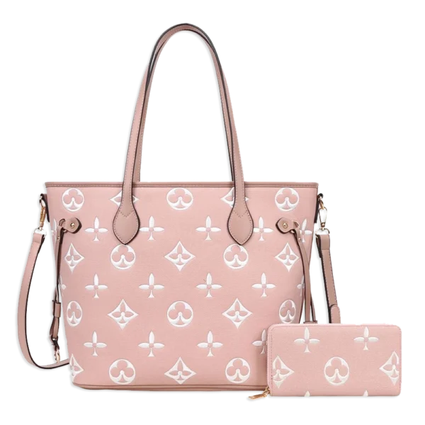 2pc Spade Tote with Wallet