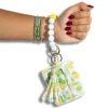 Card Holder with Beaded Wristlet