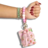Card Holder with Beaded Wristlet