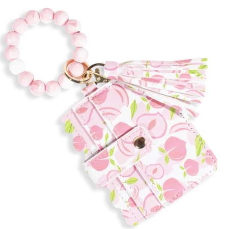 Card Holder with Beaded Wristlet
