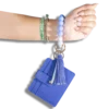 Card Holder with Beaded Wristlet