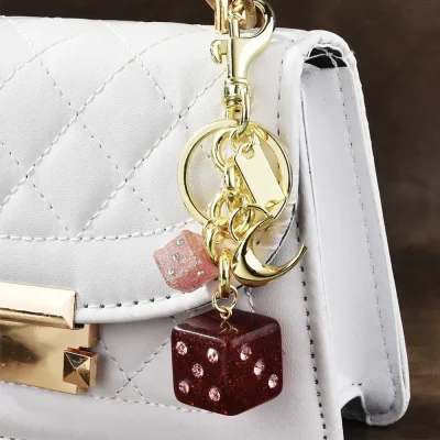 Dice Handbag Charm - 3 Pack