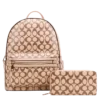 2pc Half Moon Backpack with Wallet