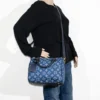 2pc Denim Spade Doctor Bag with Wallet
