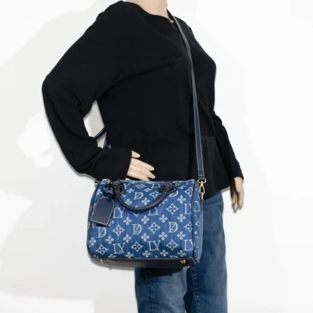 2pc Denim Spade Doctor Bag with Wallet