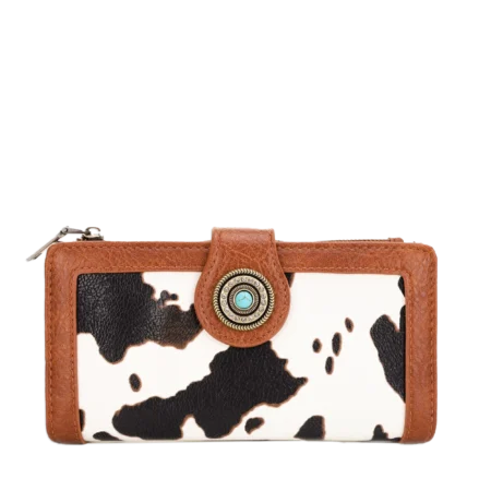 Cow Print Wallet