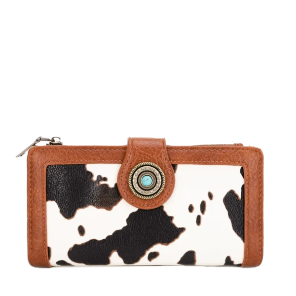 Cow Print Wallet